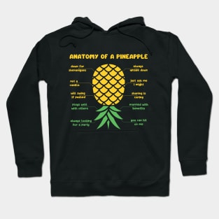 anatomy of a pineapple Hoodie